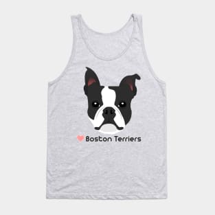 LOVE BOSTON TERRIERS Tank Top